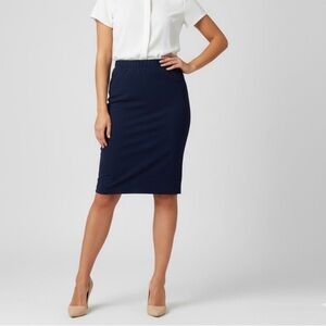 SHEIN Classic Navy Pencil Skirt